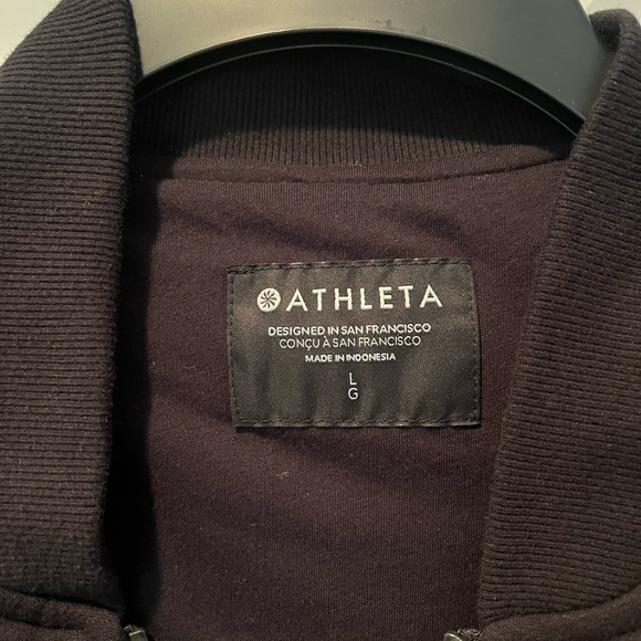 Athleta Retroplush Bomber Jacket - Picture 5 of 6